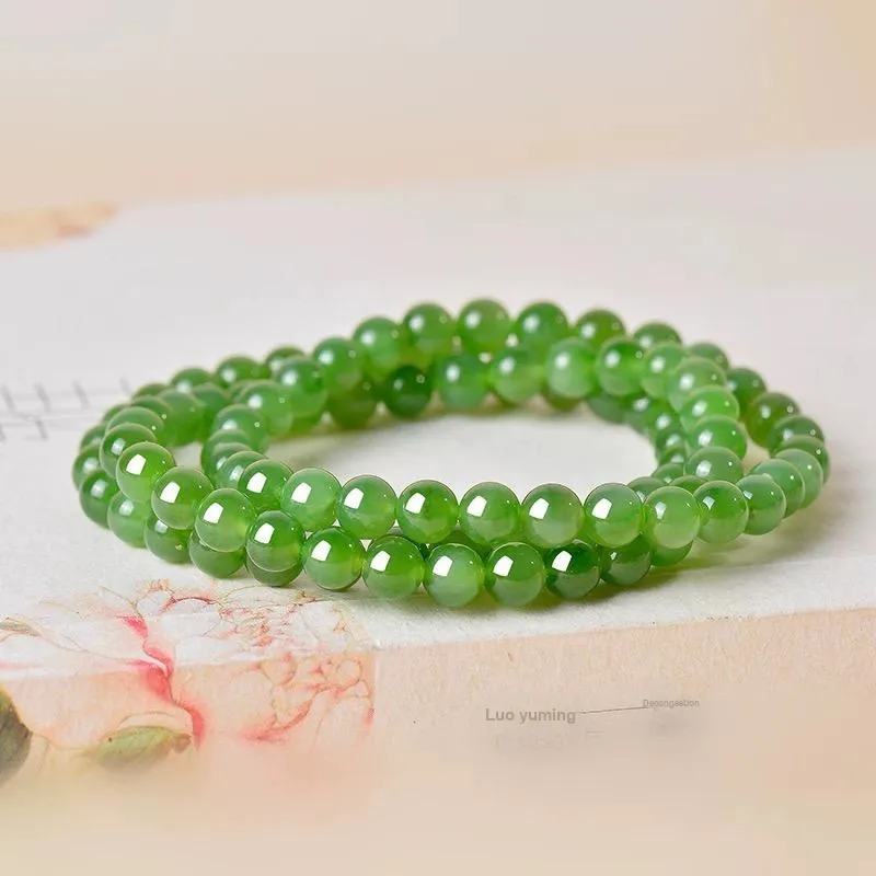 Cuizu Hetian Jade Bracelets Jasper Unisex-1