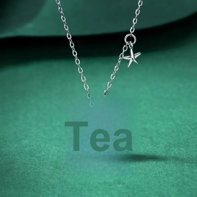 Old Fu Gold 999 Fine Silver Sterling Silver Necklace Women's-1