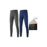 2 Pack (Night Black+Deep Dusk Blue) German Fleece-Lined/Antibacterial Comfortable/Seamless Skin-Friendly
