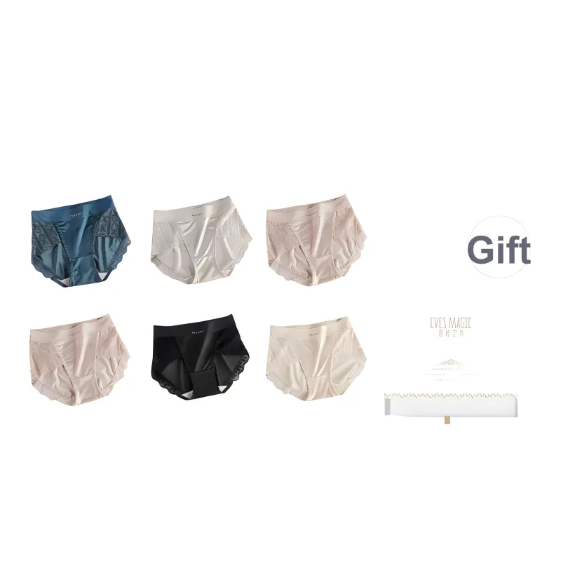 XIA.WA.ZHI.XIU Underpants Women's Shopping Bag 6 Pack-12