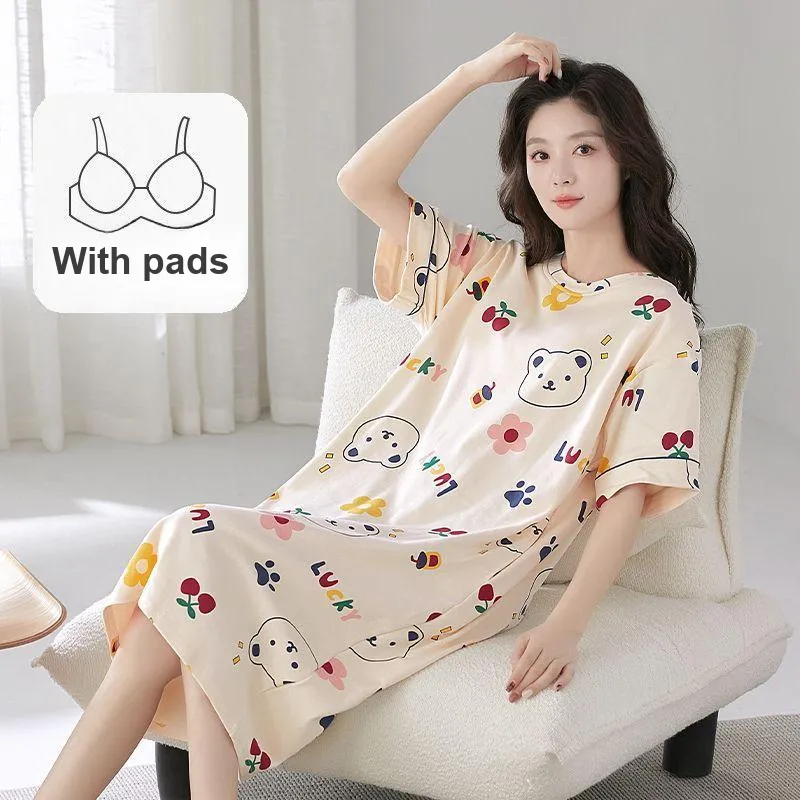 XISHE Women's Nightgowns-4