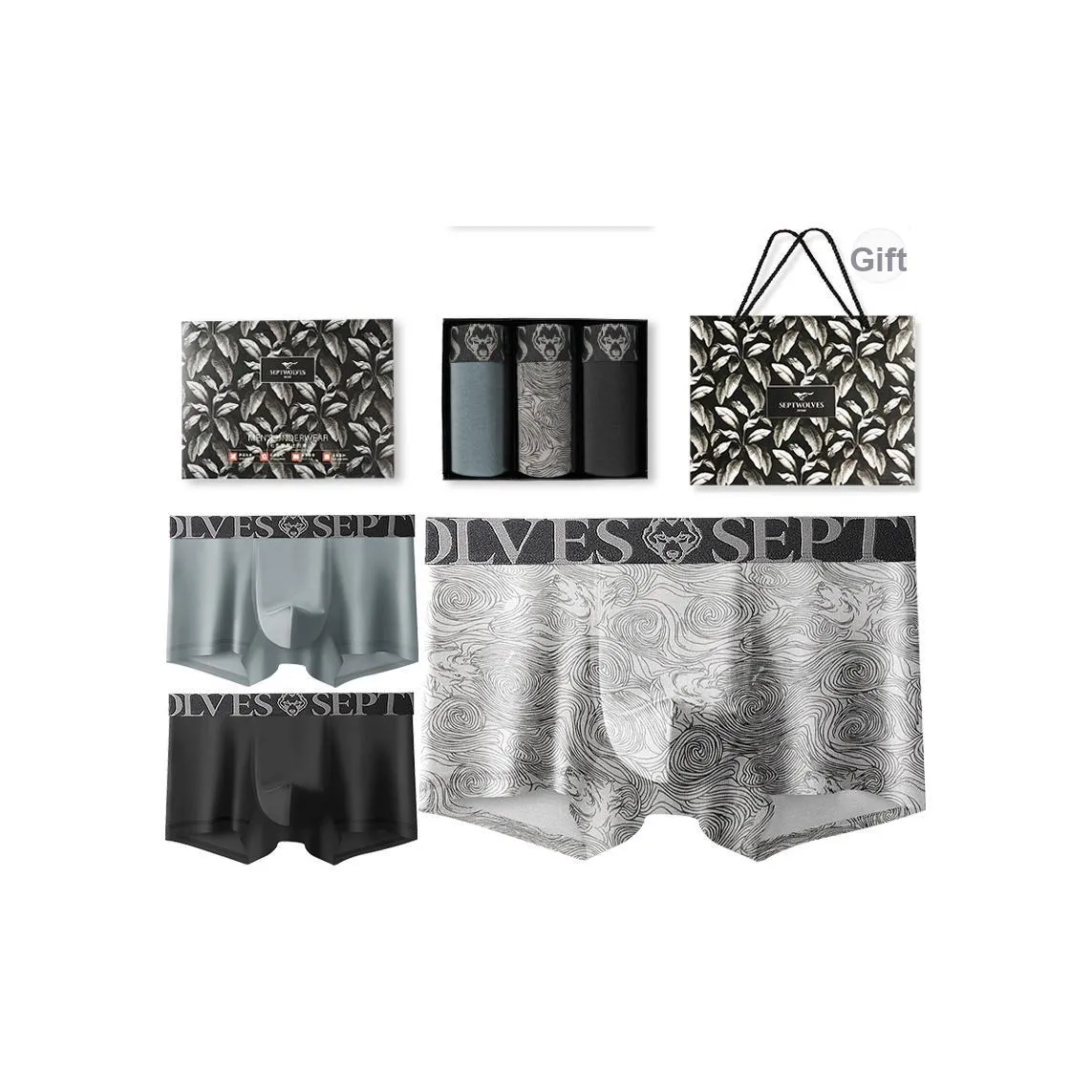 SEPTWOLVES Men Underwear Gift Boxes