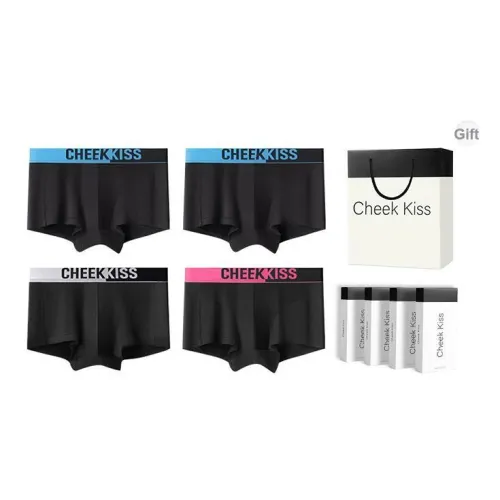 Cheekkiss Подарочная коробка с нижним бельем Мужской Роскошный Комфортный и Дышащий Боксеры 4 упаковки