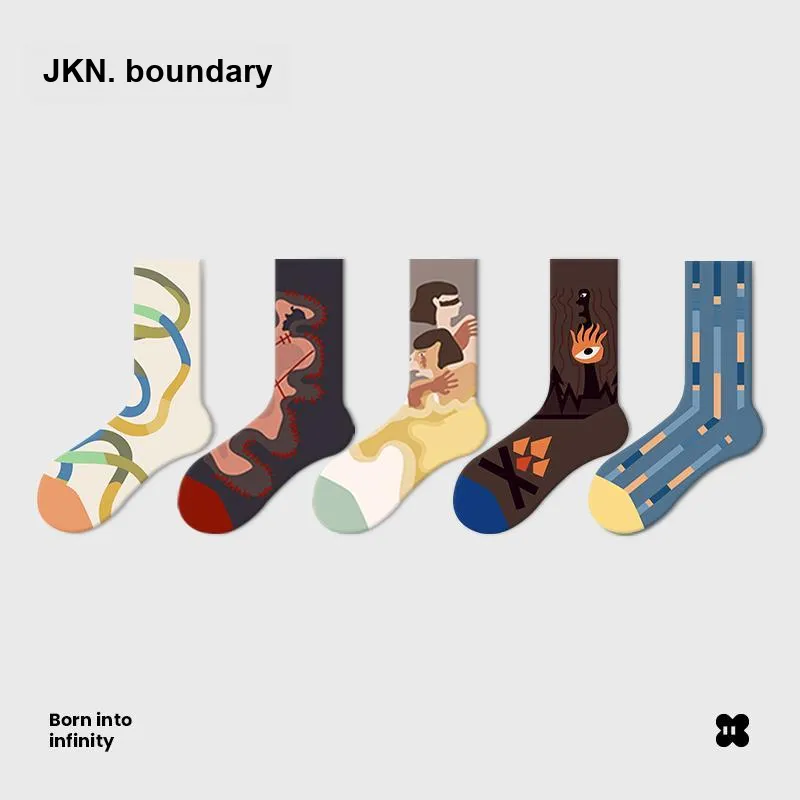 JKN Unisex Mid Calf Socks-6