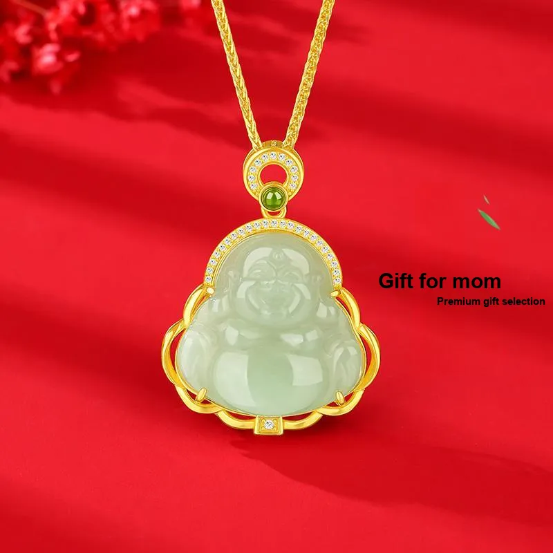 Love Hetian Jade Pendants Pale Greenish White Jade Women's-2
