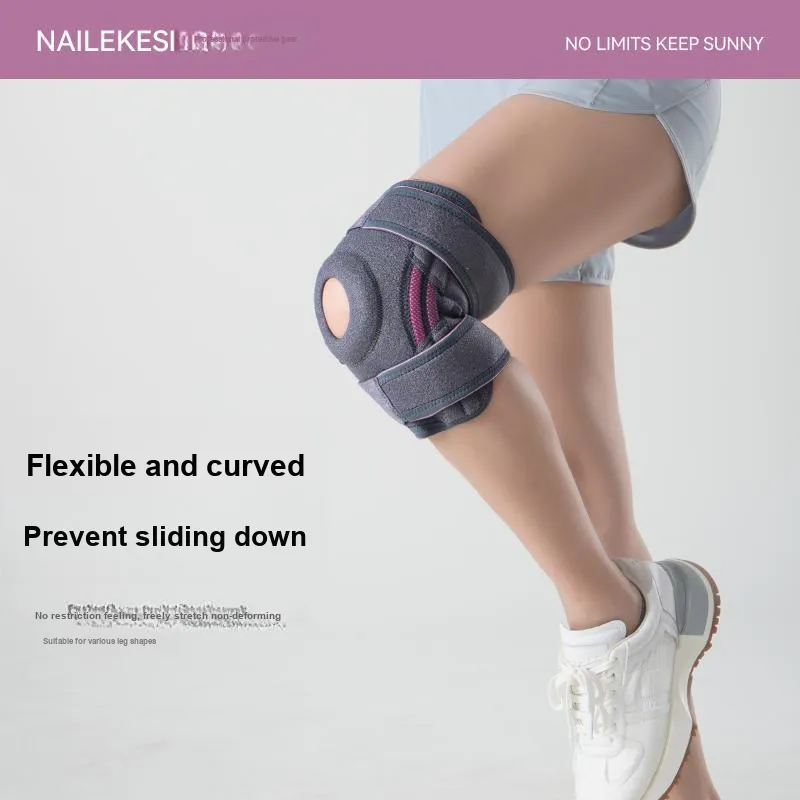 NAILEKESI Badminton Basketball Soccer Unisex Silicone Knee Pads-23
