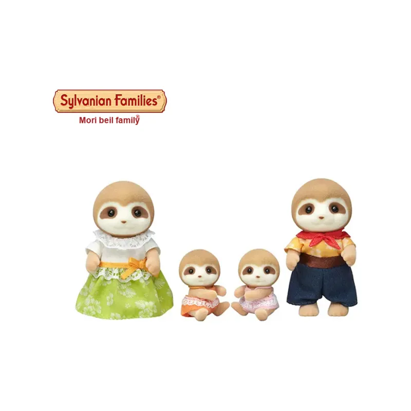 Sylvanian Families Sloth Family Dolls Plush Doll Small Size Tall-3