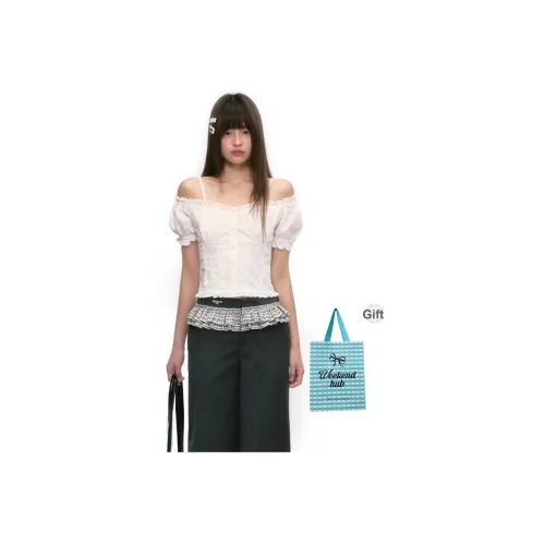 WEEKEND HUB 2025 Французский дизайн UNIQUE и Beautiful Cropped Petite Mock Двухкомпонентный топ с плечевыми бретелями Женские