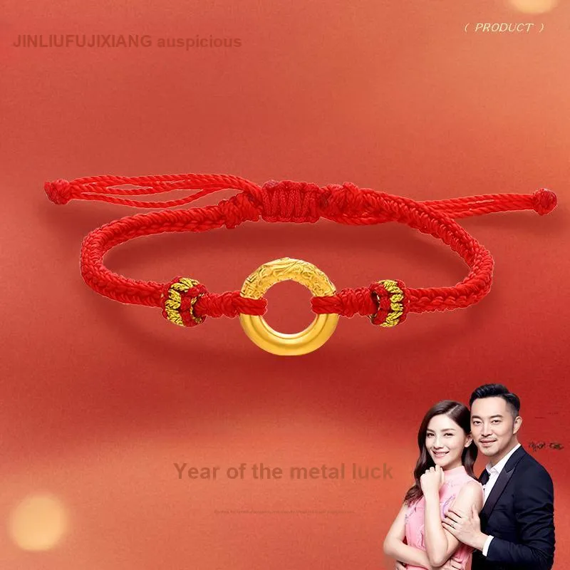 JINLIUFUJIXIANG Gold Bracelet Unisex-6