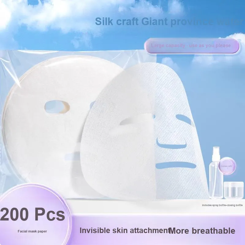 NILIYA Silk Facial Mask Sheets Hydrating Wet Compress Spa Beauty Clinic Exclusive-8