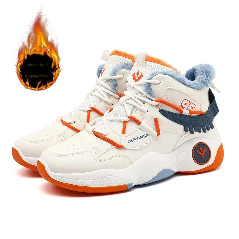 OUWENHEIMANBA Cushioning Coverage Rebound Height Increase Abrasion Resistant Breathable High Top Basketball Shoes Men's-25