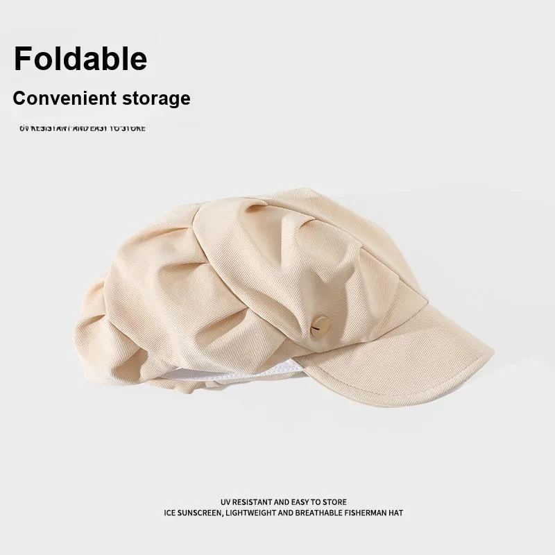 NANJIREN Vintage Versatile Berets Women's-4