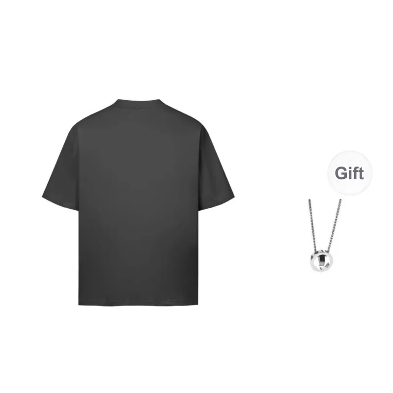 ICH MODE Drop Shoulder Sleeve T Shirt Unisex-5