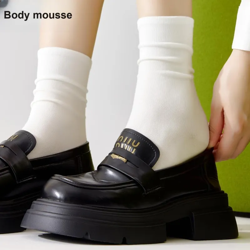 Temooues Mid-Calf Socks Women's Shopping Bag 4 Pack-4