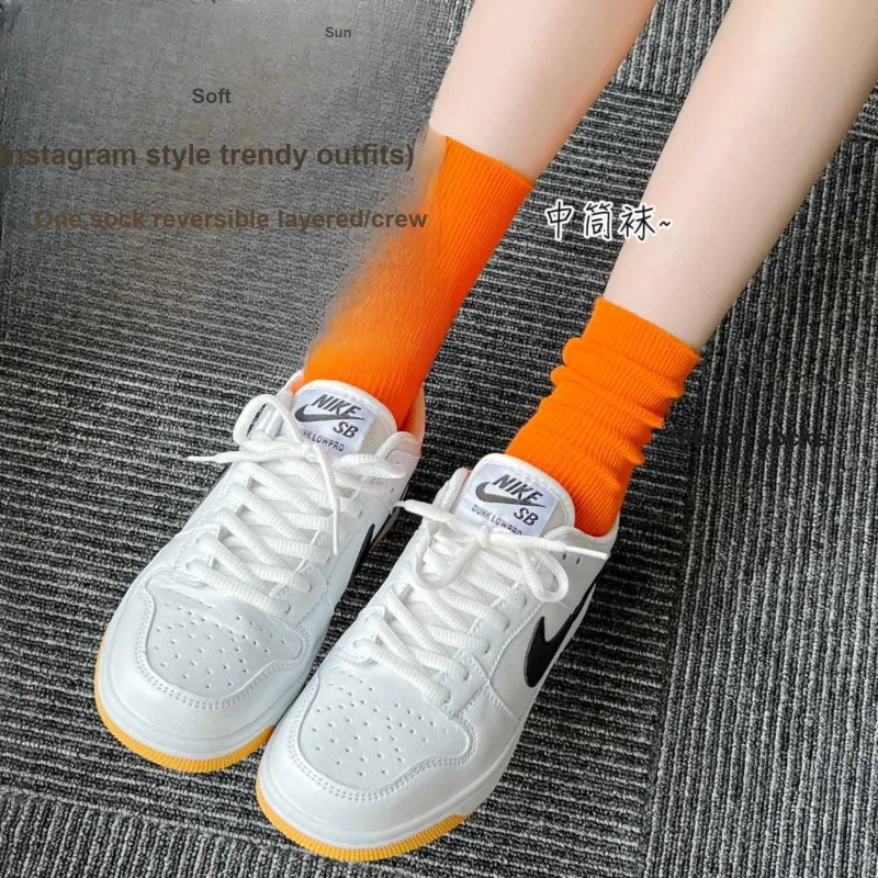 XXLLG Mid Calf Socks Women's 5 Pack-5