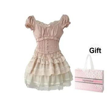XUANSHU Two Piece Skirt Sets Women's