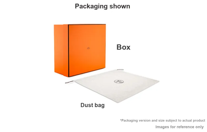 HERMES Neobain Polyamide Clutch Small Size Women's Orange-3