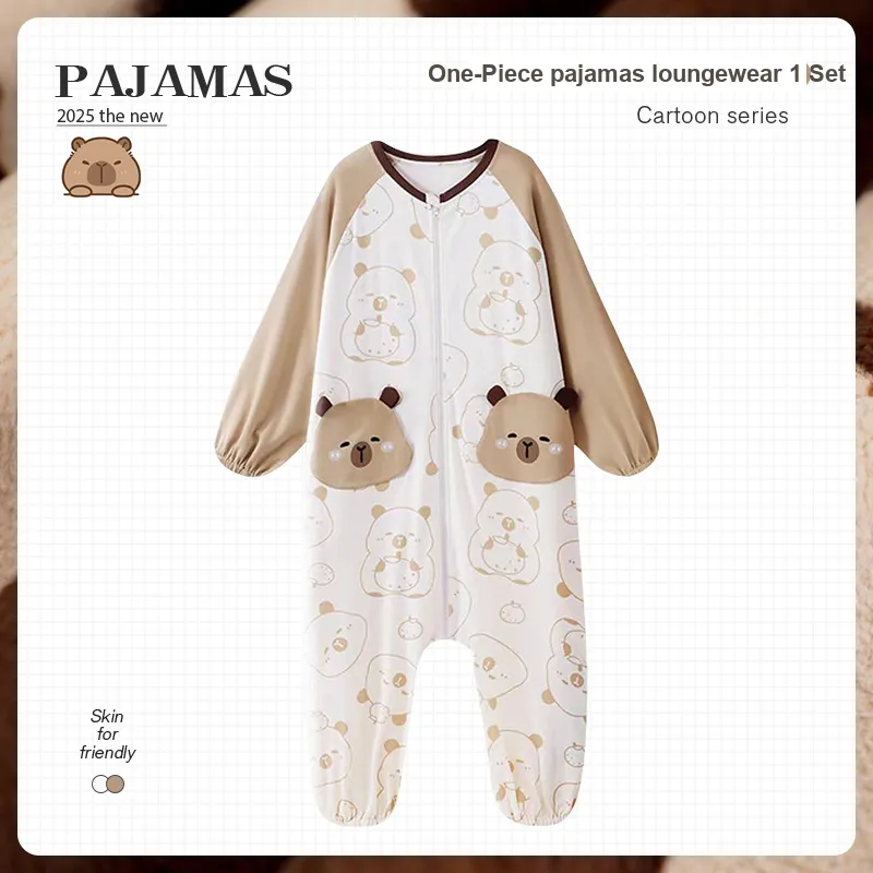 O'MESIK Home Onesies Women's Apricot-1