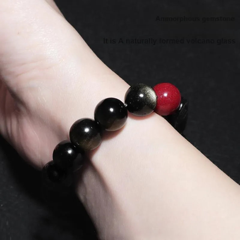 ILolu Obsidian Bracelets Unisex-3