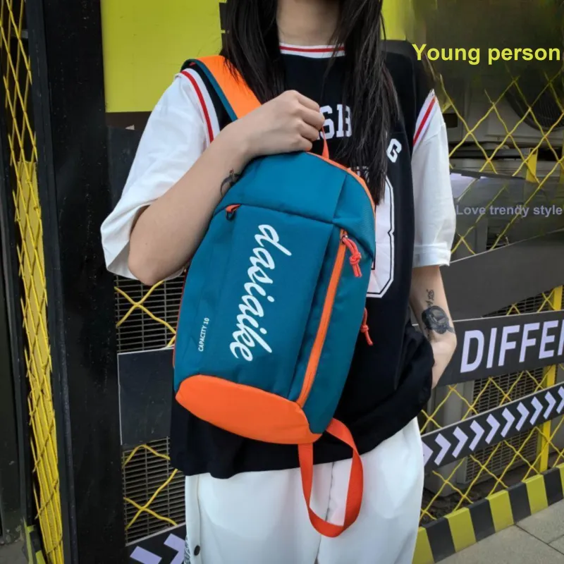 OURFUN High quality Fabric Backpack Regular Unisex Black/Red/Rose Red/Peacock Blue/Royal Blue/Dark Blue-11