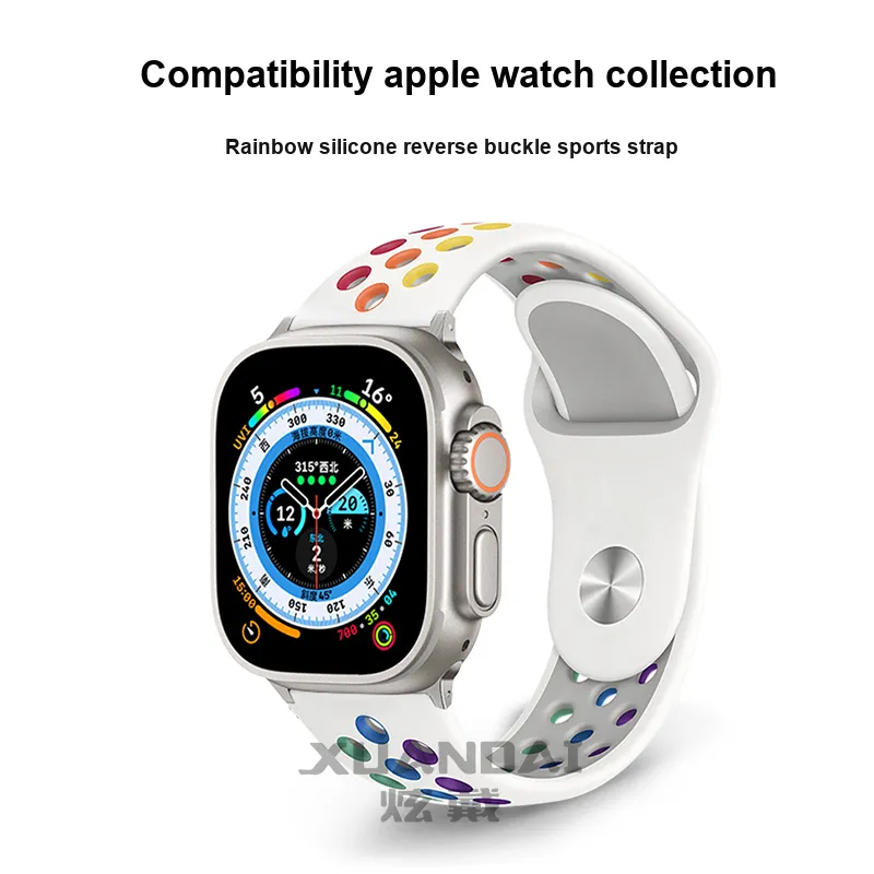 Fly Watch Band Apple Compatibility Silicone Material