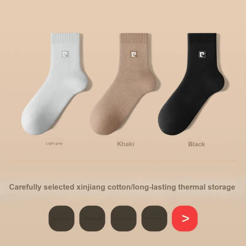 PIERRE CARDIN Mid Calf Socks Men's 3 Pack With Box Included-1