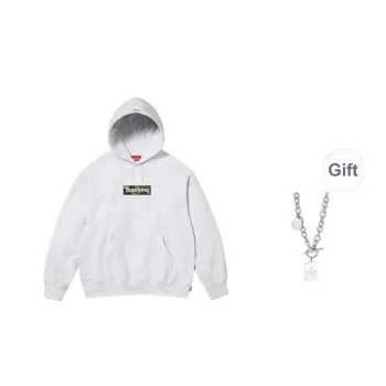Supreme FW23 Fall/Winter Collection WEEK16 Box Logo Hooded Sweatshirt Unisex Gray