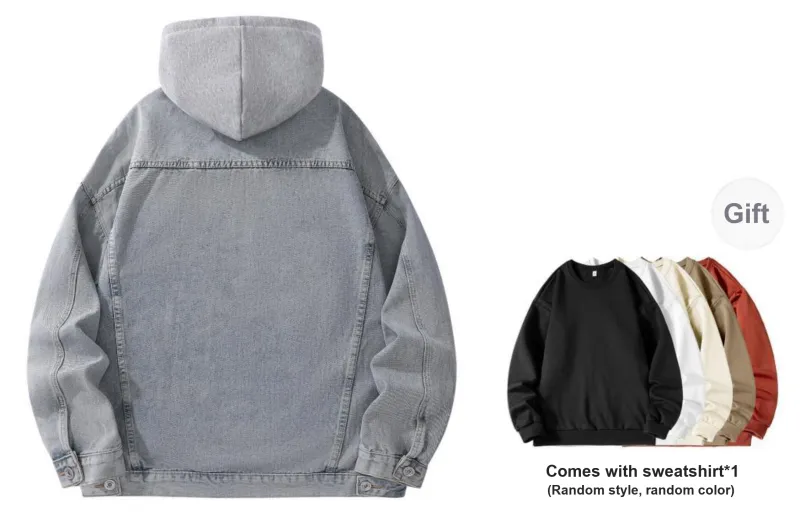 LA'T.WEEKEND Fall Denim Jackets Unisex-41