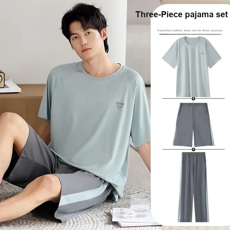 Good Fortune Pajama Set Men's Image Color-1