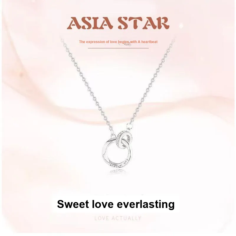Asia Star Sterling Silver Necklaces Women's-1