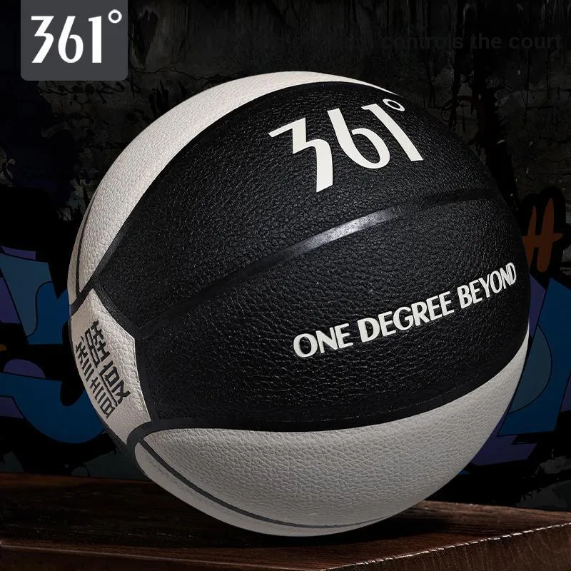 361° PU Basketball Black White Phantom Size 7 Training Unisex-1