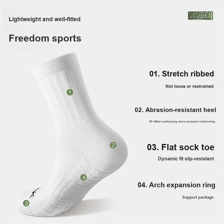PEAK Soccer Socks Women's 3 Pack-27
