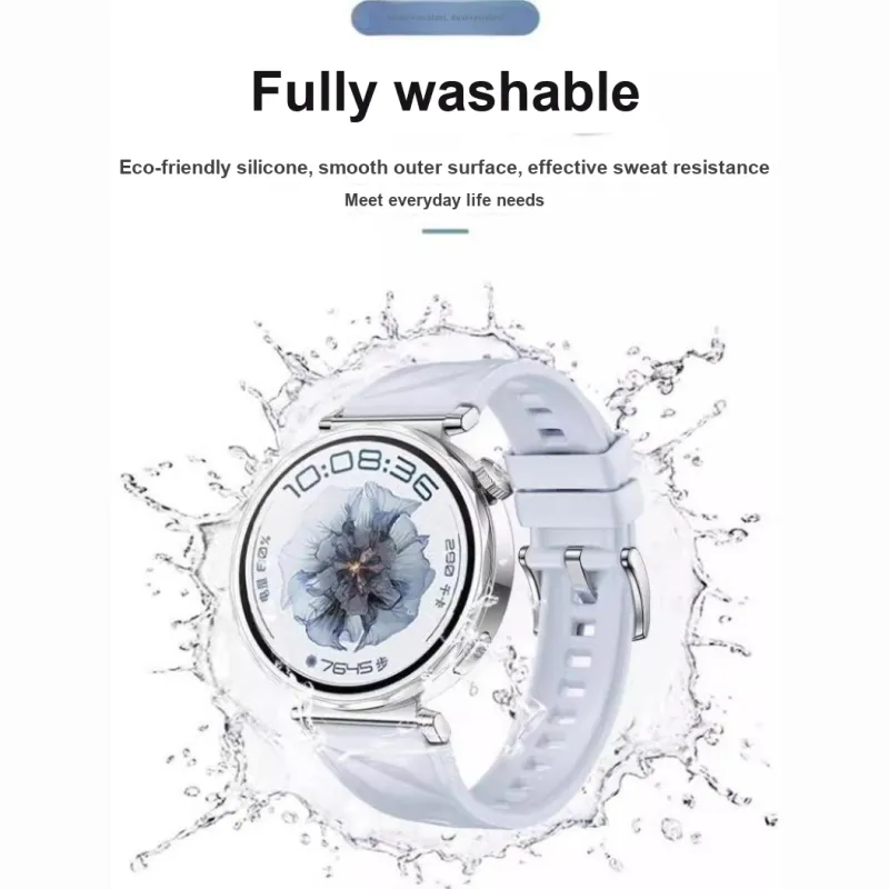PULAISI Huawei Compatibility Watch Band Silicone Material-1