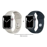 Apple Silicone Strap-Starlight * Midnight Blue