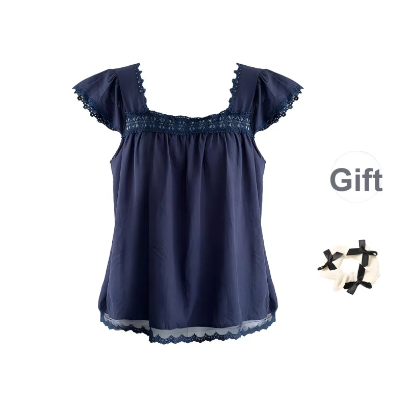 CPAURA Chiffon Shirts Women's-0