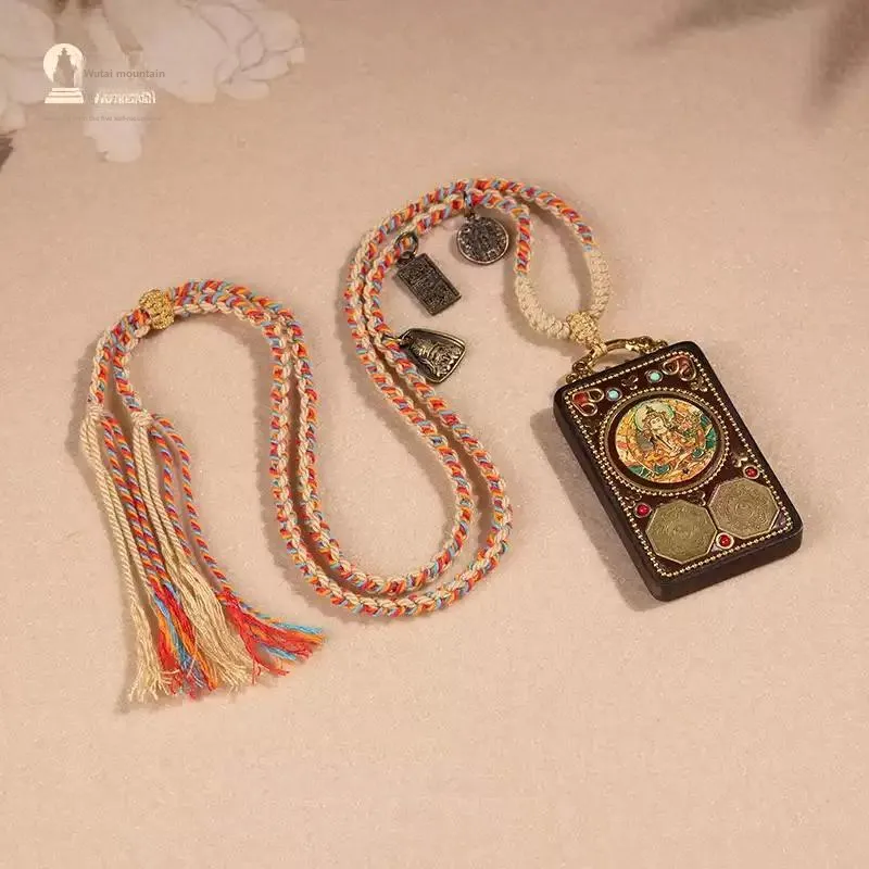 Mount Wutai Ebony Necklaces Unisex-4