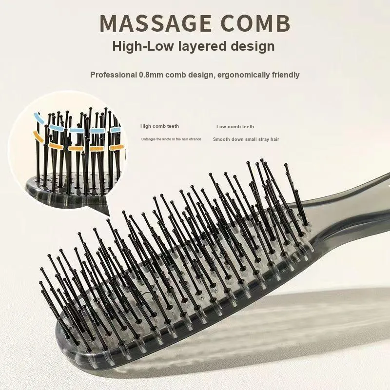 LIANXIANGKE Layered Magic Combs Anti Static-2