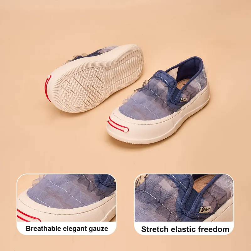Joy&Mario Breathable Height Increasing Low-Top Skateboard Shoes Women's-15