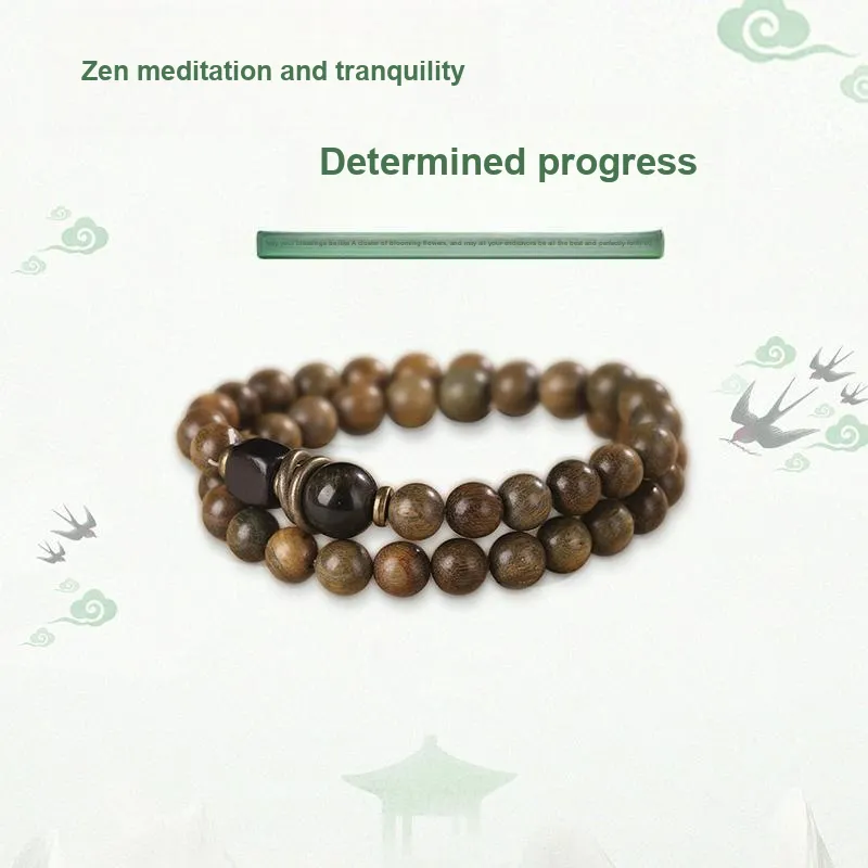 JINGFAN Sandalwood Bracelets Unisex-5