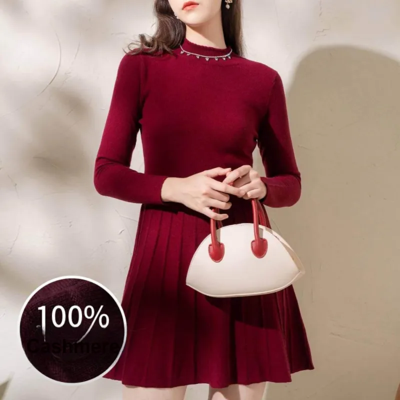 SNOWFORTE Long Sleeved Dresses Women's-2