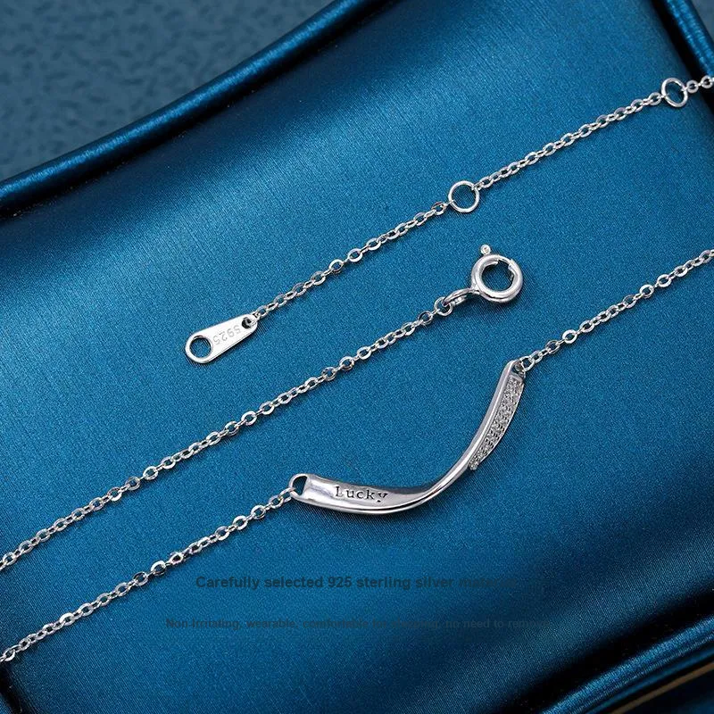 Vegetarian 925 Sterling Silver Necklaces Unisex-3