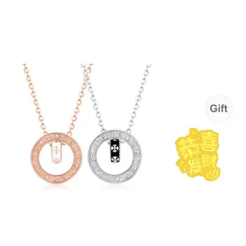 Lao Feng Xiang S925 Silver Necklaces Unisex