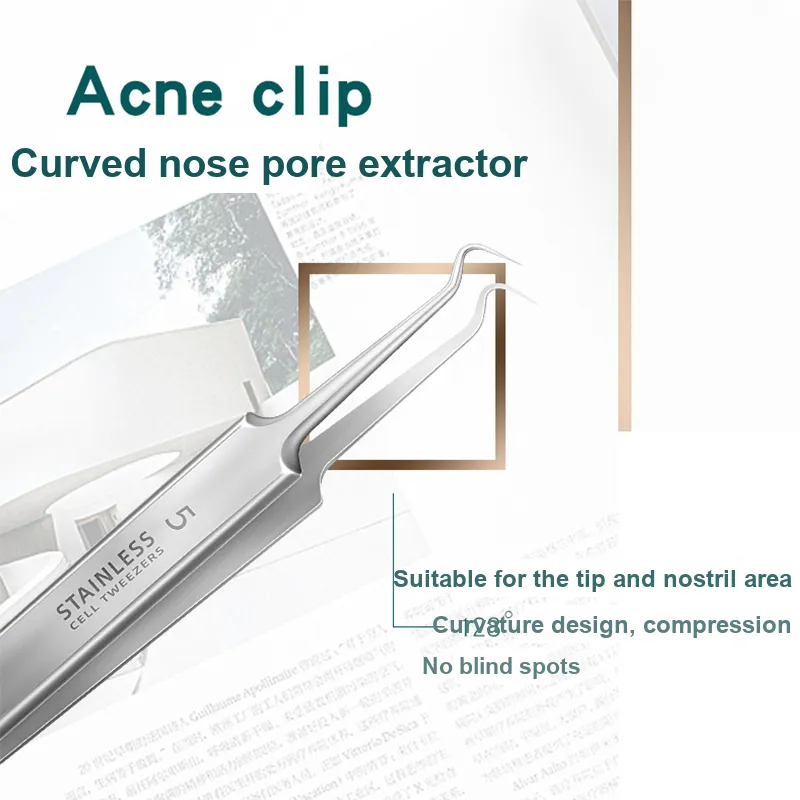 JIANYINGSHU Pimple Extractor Blackhead Extractor Set With Closed End Picking Tools For Acne Cleansing, Home Use-26