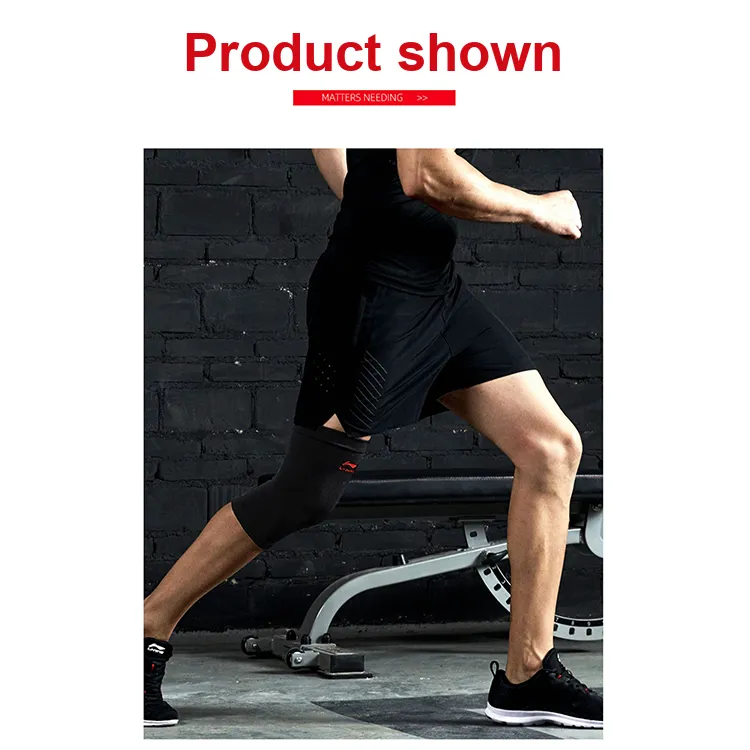 LiNing 904 Running Basketball Badminton Unisex Polyester Polyamide Elastane Knee Pads-2