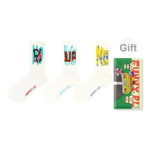 PL Worker's Quote Модные носки BCE Унисекс MID Носки до икры