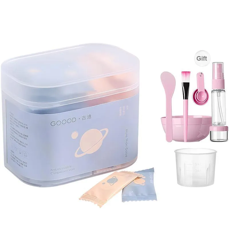 Goodgudi Wet Compress Spa Special Compressed Facial Mask Paper Disposable Ultra Thin Silk-25