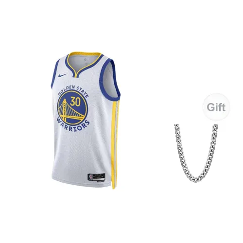 Nba X Nike Tank Tops Unisex White Includes Necklaces