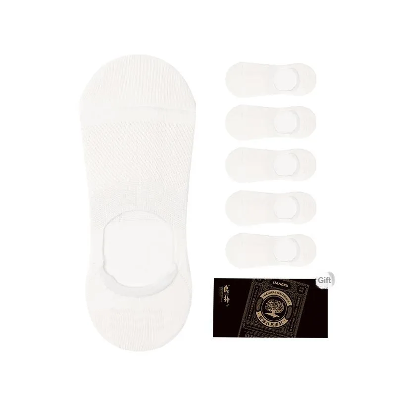 LIANGPU No Show Socks Women's 5 Pack-6