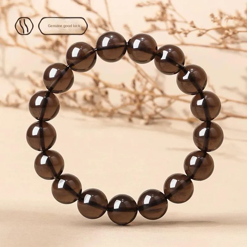 Stone On The Line Obsidian Jade Bracelets Unisex-6