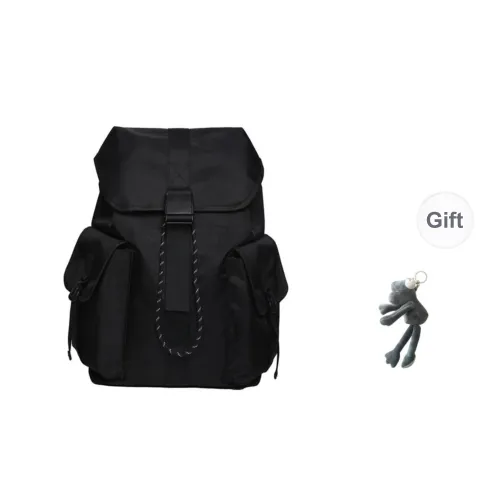 Tonlion Nylon Backpack Unisex Green/White/Pink
